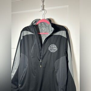 Detroit Pistons pullover windbreaker jacket